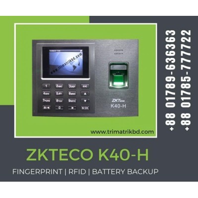 ZKTeco K40H Fingerprint Time Attendance & Access Control Terminal