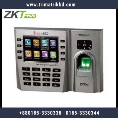 ZKteco iClock260 Time Attendance Fingerprint Terminal