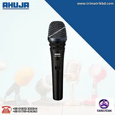Ahuja PRO+3400 Dynamic Unidirectional Premium Microphone