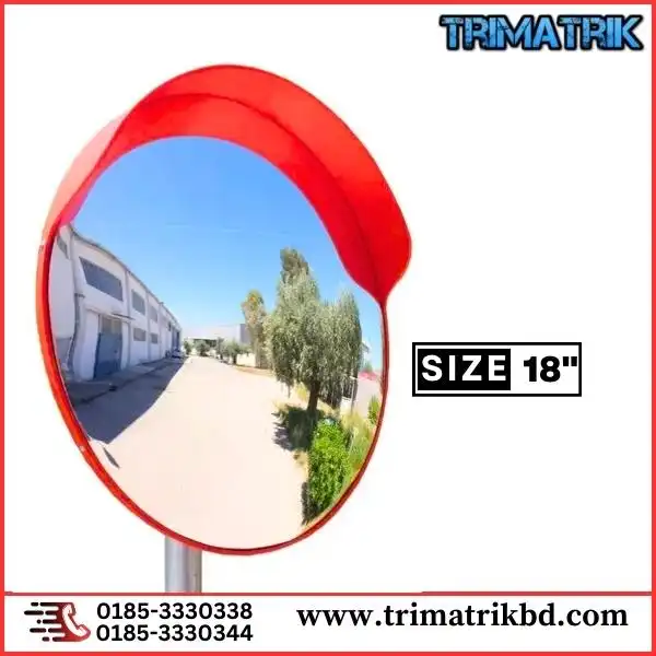 18-Inch Indoor-Outdoor Acrylic Convex Mirror Price in Bangladesh