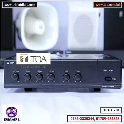 TOA A-230 Mixer Power Amplifier