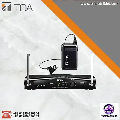 Toa WS-5325M UHF Wireless Omnidirectional Lavalier Microphone Set