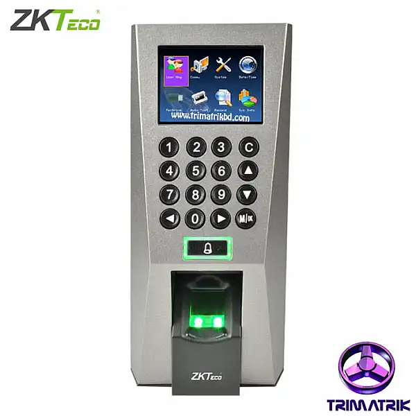 ZKTeco F18 Fingerprint Standalone Access Control and Time Attendance