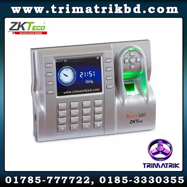 ZKTeco iClock580 Time & Attendance and Access Control Terminal price in bangladeshTime & Attendance and Access Control Terminal