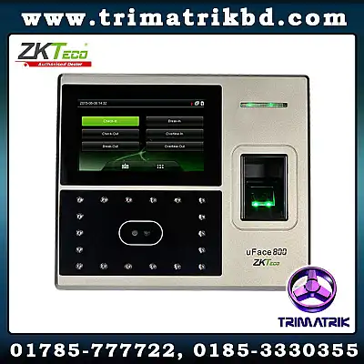 ZKTeco uFace800 Face and Biometric Time Attendance Access Control price in bangladesh